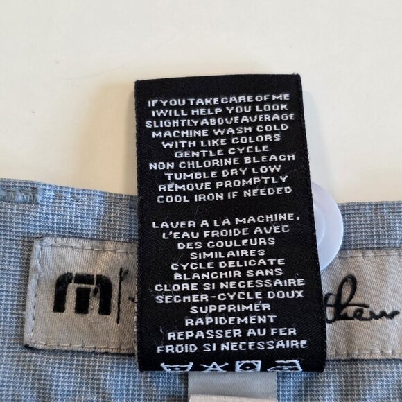 Travis Mathew Shorts Mens US 36 Heathered Blue Golf Ripstop Stretch Lightweight - Picture 10 of 14